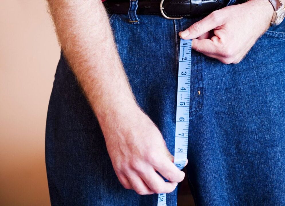 měření tloušťky penisu před zvětšením