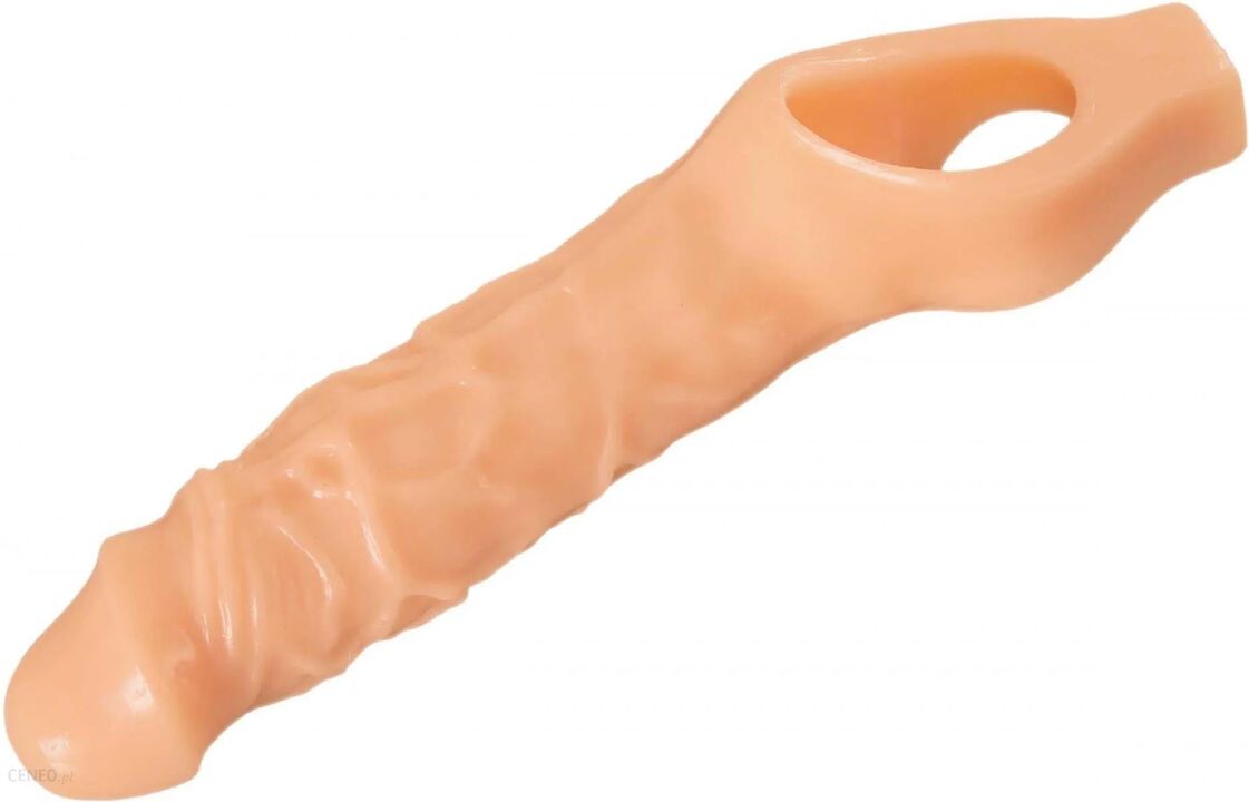 nástavec na penis z měkké gumy